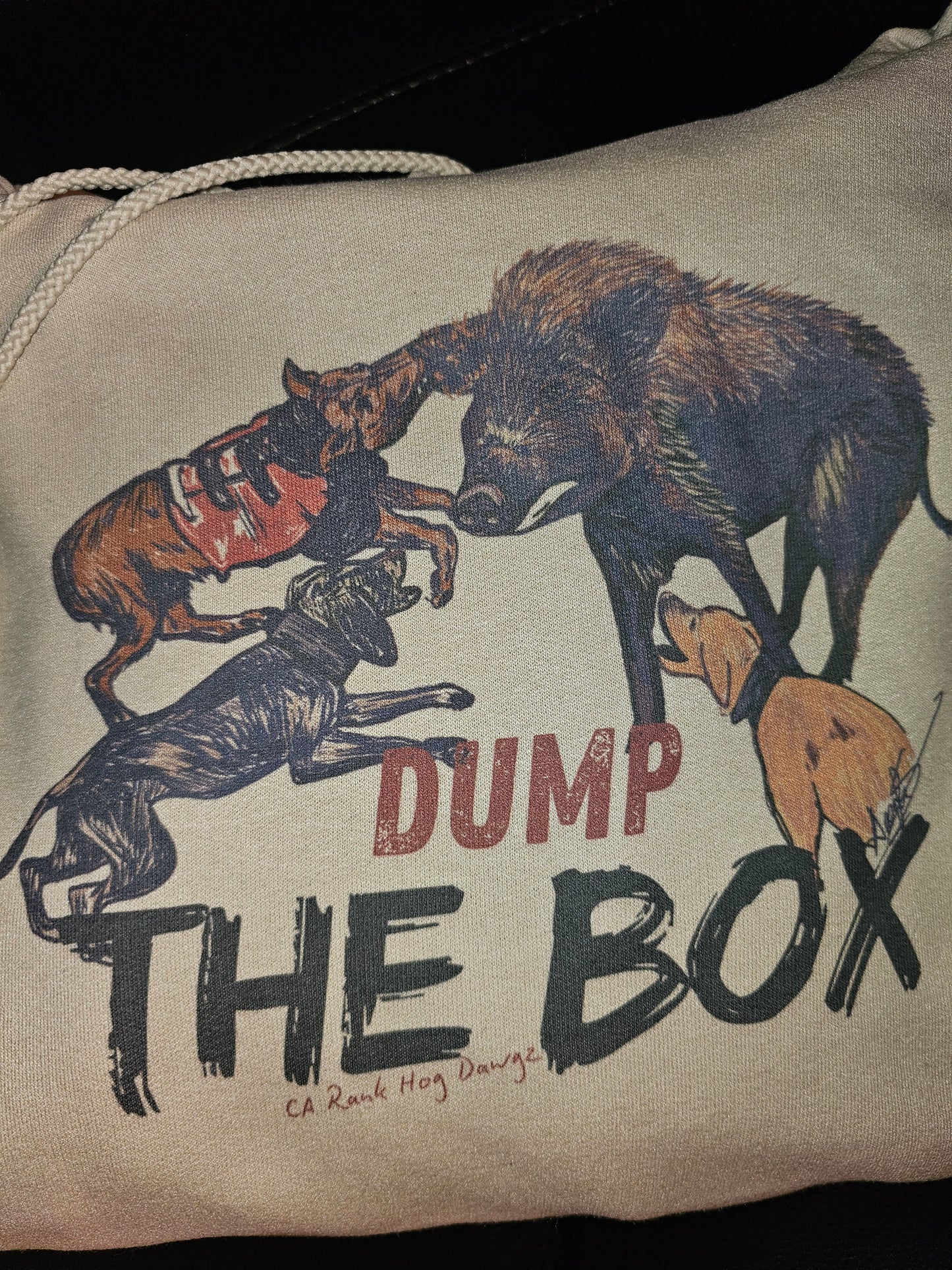Dump The Box Hog Hunting sweatshirts