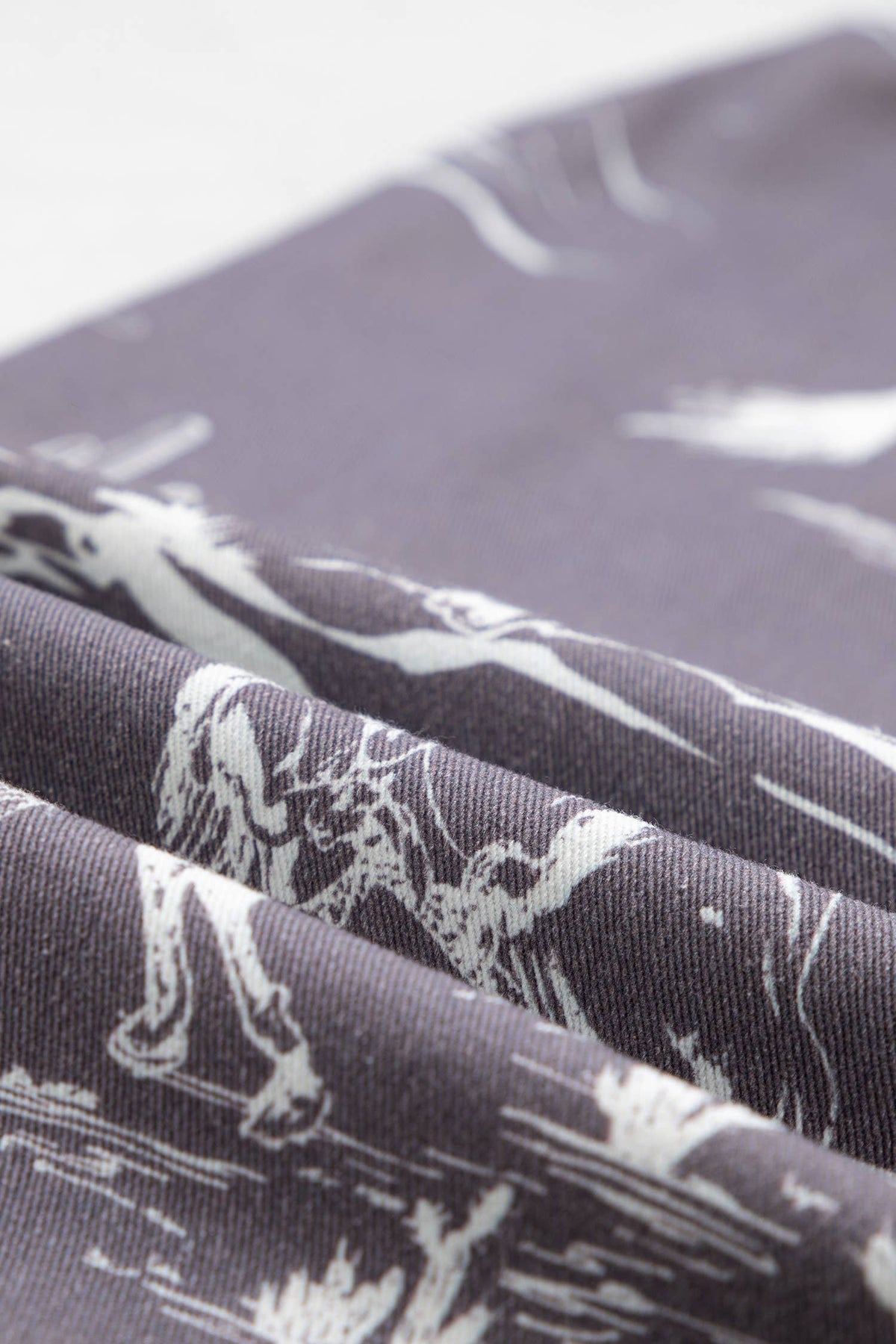 66 Western Wild West Riding Vintage Printed Shift Jeans: Gray / 12