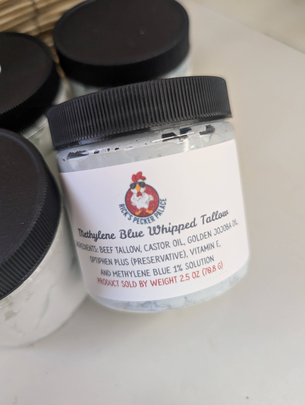 Methylene Blue Whipped Tallow