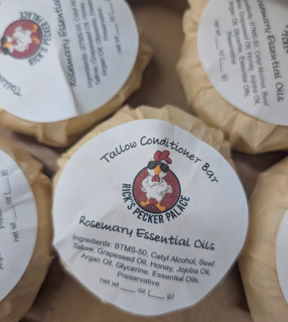 Tallow Hair Conditioner Bar: Sweet Orange Essential Oil