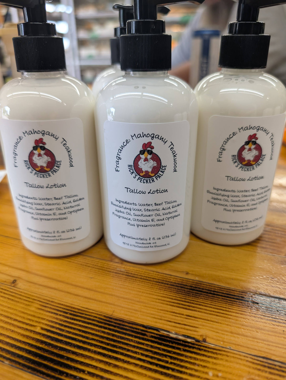 Tallow (Beef) Body Lotion - 8 oz pump bottle: Christmas Cookies